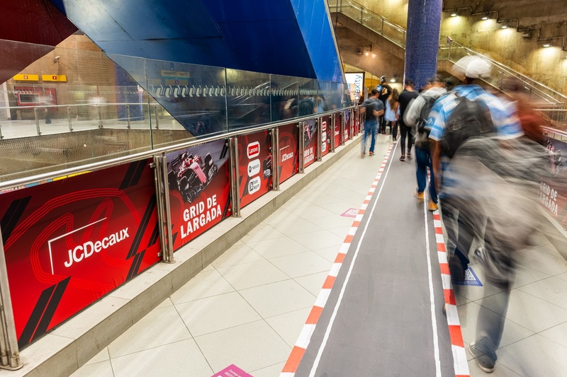 JCDecaux conecta com fãs de Fórmula 1 a caminho do GP de SP